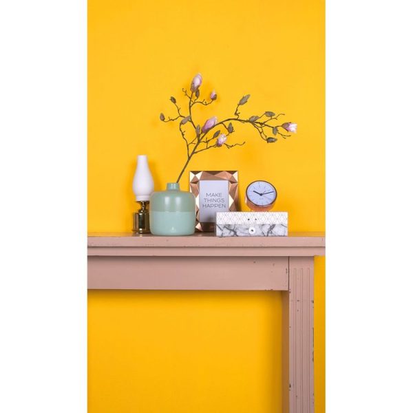 Bon marché ⌛ Karlsson Horloge Réveil Design En Métal Minimal – H. 10 Cm – Blanc Et Cuivré 😉 3